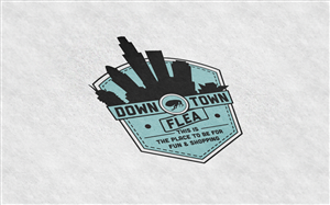 Logo Design by Buffalohead Designs for Downtown Flea | Design: #1700435