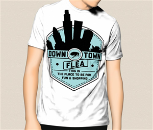 Logo Design by Buffalohead Designs for Downtown Flea | Design: #1700522