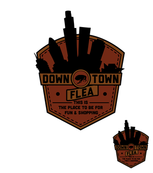 Logo Design by Buffalohead Designs for Downtown Flea | Design: #1725799