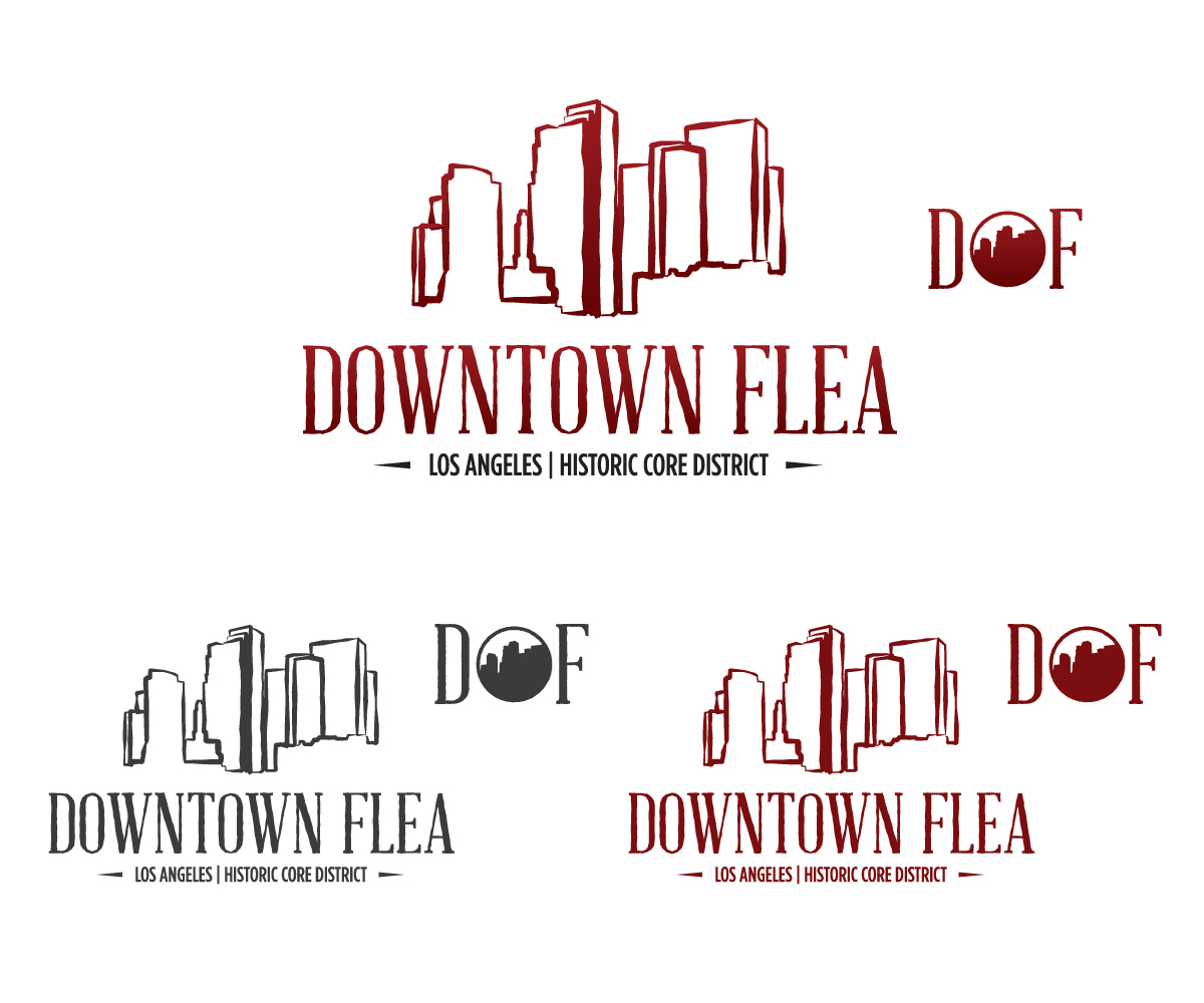 Logo Design by Ryan for Downtown Flea | Design #1706580