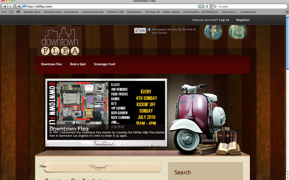 Logo Design by ZinTech for Downtown Flea | Design #1683796