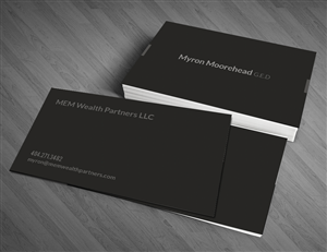 MEM Wealth Partners LLC a High Risk Big Rewards company for Rich Young Entrepreneurs  | Visitenkarten-Design von  Artman