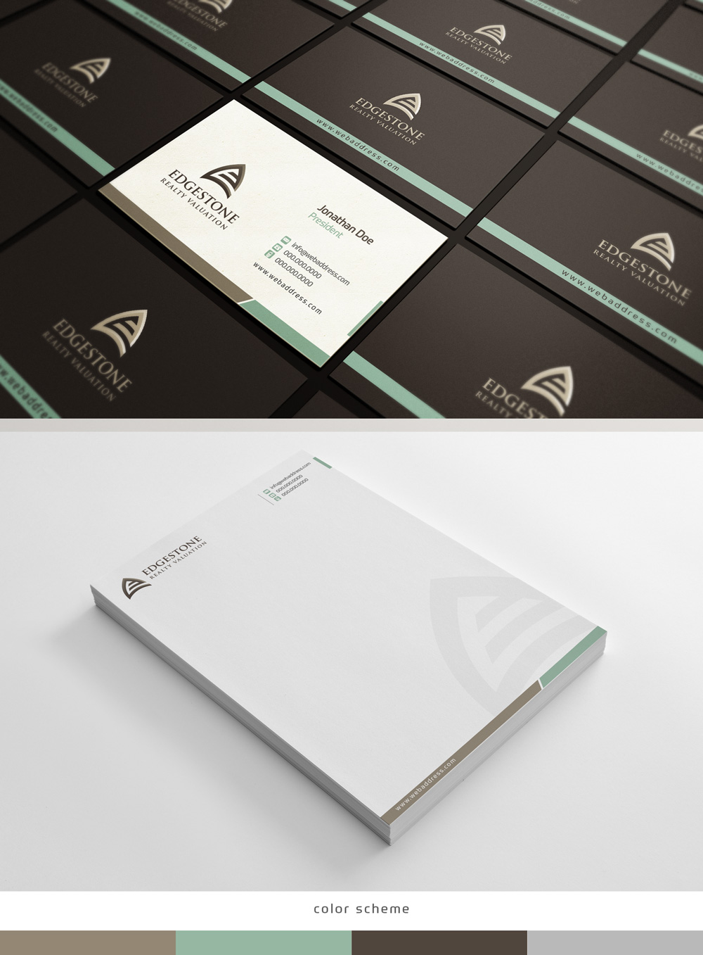 Traditional, Professional, Business Logo Design for Edgestone Realty