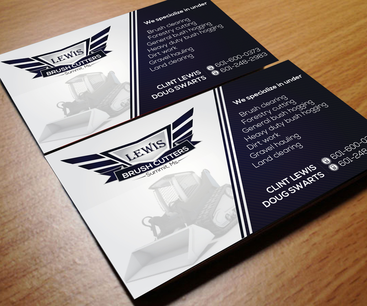elegant playful business business card design for a company by forestry business cards