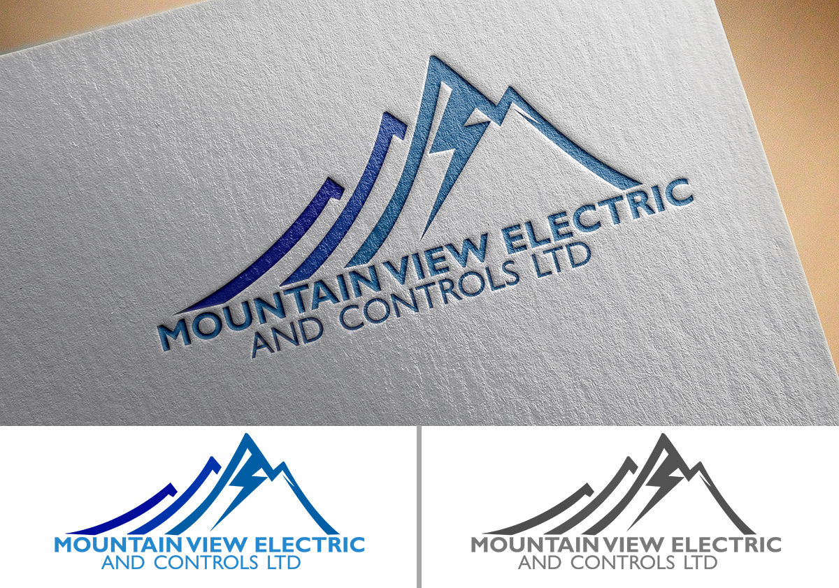 Logo Design by Domzyses for Mountain View Electric And Controls | Design #6359546