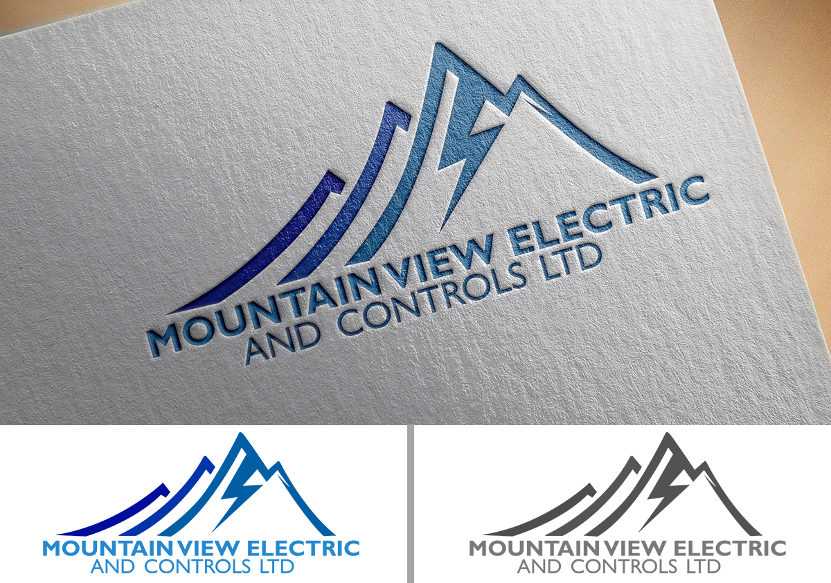 Logo Design by Domzyses for Mountain View Electric And Controls | Design #6359619
