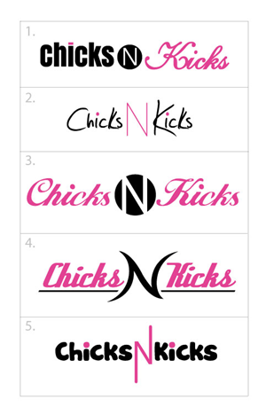 Logo Design by Logicspider for Chicks N Kicks LLC | Design #6327079