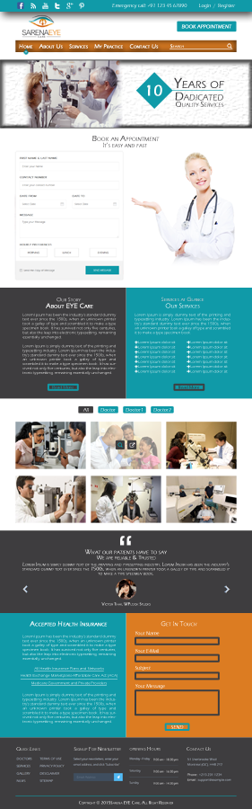 Diseño Web por shaileshgoti para este proyecto | Diseño #6398083