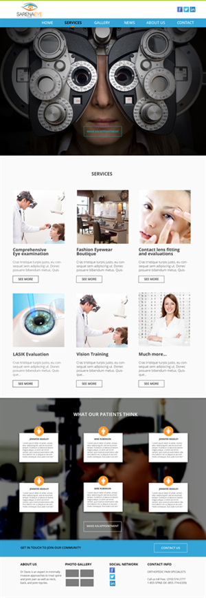 Diseño Web por Roland Dario para este proyecto | Diseño #6359763