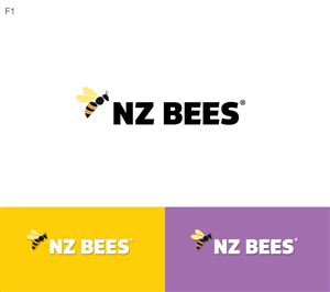 NZ Bees (tm) | Diseño de Logo por Bogdan Tanase-Marinescu