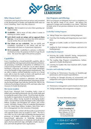 Flyer Design by adiazudin for Garic Consulting LLC | Design: #6331023