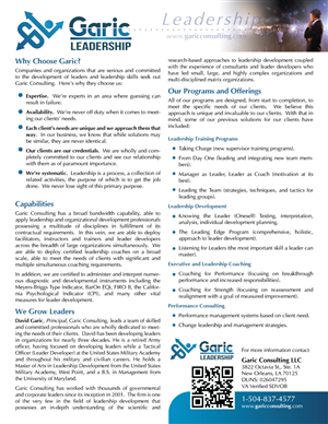 Flyer Design by adiazudin for Garic Consulting LLC | Design: #6350631
