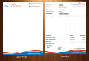 Letterhead Design by HarmiDesigning for ElectraWorks | Design: #6411980