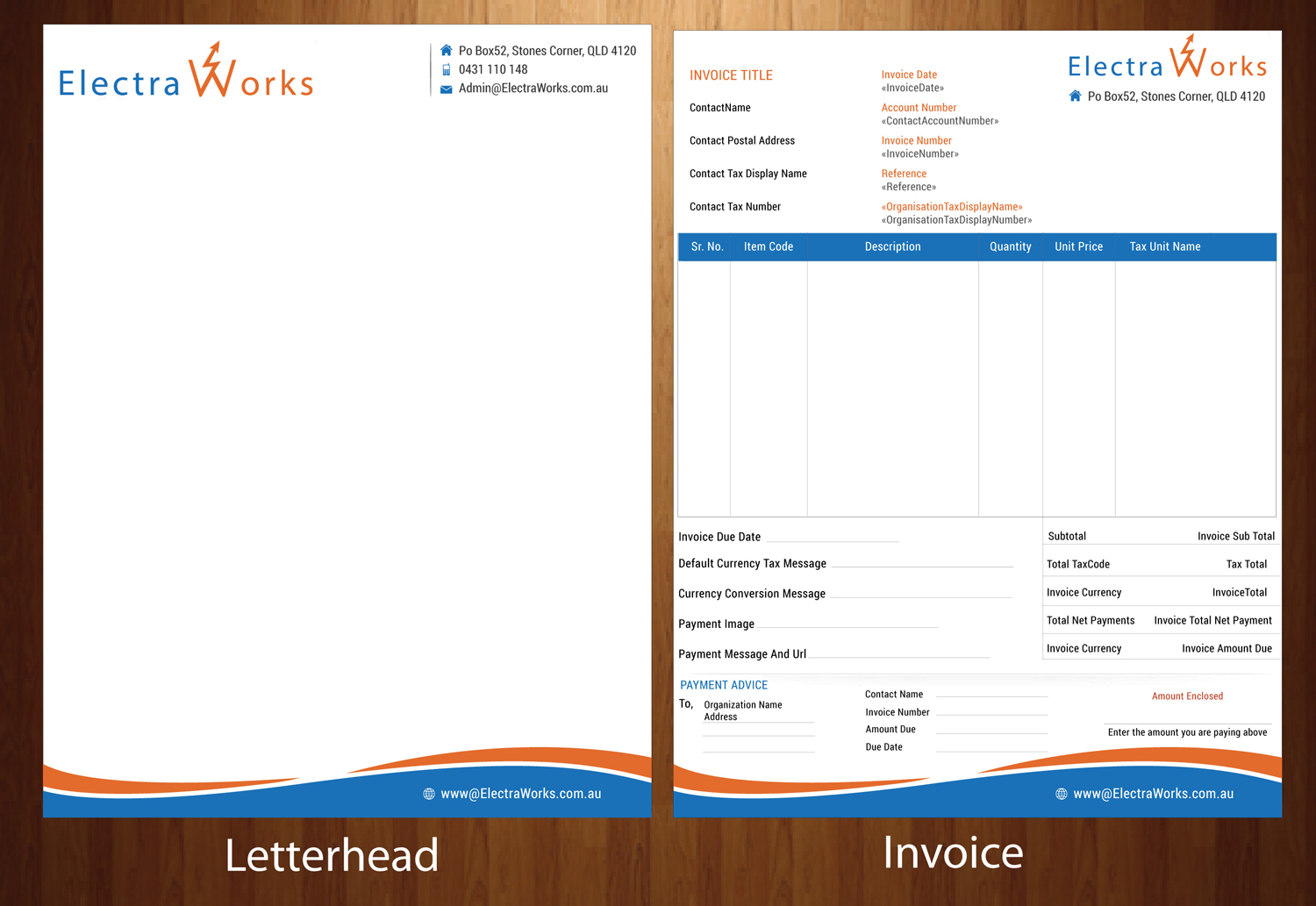 Briefkopf-Design von HarmiDesigning für ElectraWorks | Design #6421844