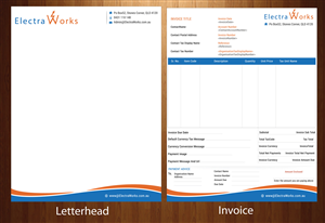 Letterhead Design by HarmiDesigning for ElectraWorks | Design: #6421844