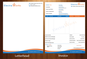 Letterhead Design by HarmiDesigning for ElectraWorks | Design: #6421853