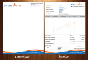 Letterhead Design by HarmiDesigning for ElectraWorks | Design: #6421859