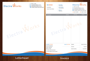 Letterhead Design by HarmiDesigning for ElectraWorks | Design: #6430002
