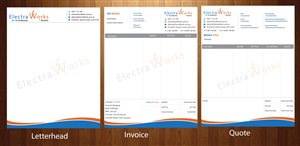 Letterhead Design by HarmiDesigning for ElectraWorks | Design: #6442470