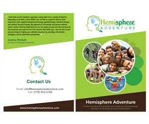 Flyer-Design von Speaking Colour für Hemisphere Adventure Therapy | Design #6353783