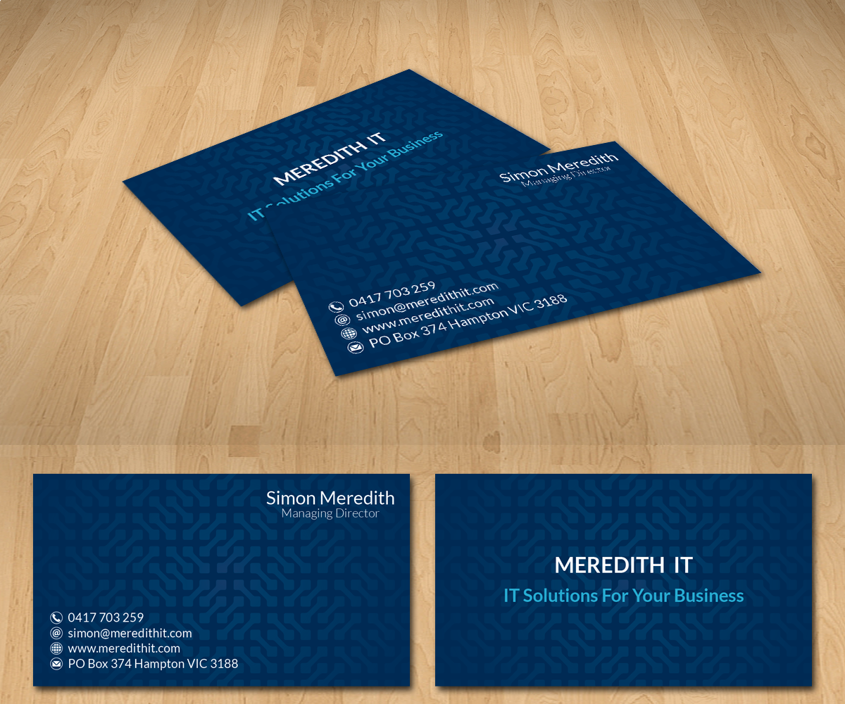 Business Card Design by Radu Borzea for this project | Design #1711117