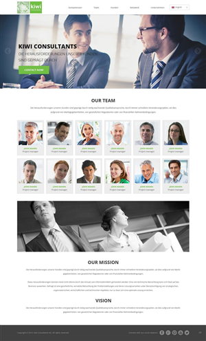 Web Design by pb for kiwi Consultatns AG | Design: #6444545