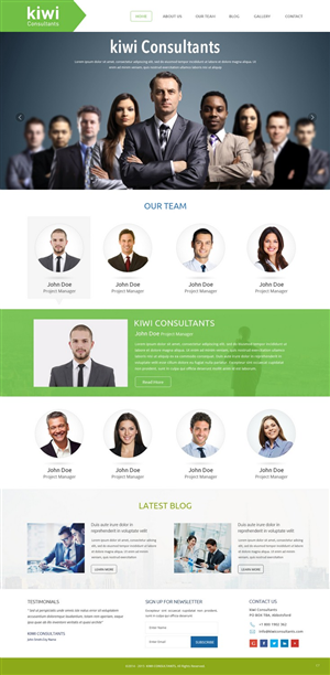 Web Design by pb for kiwi Consultatns AG | Design: #6444549