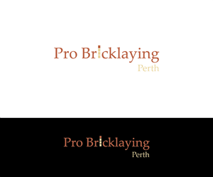 Logo Design by sidras for Pro Bricklaying Perth | Design: #6418172