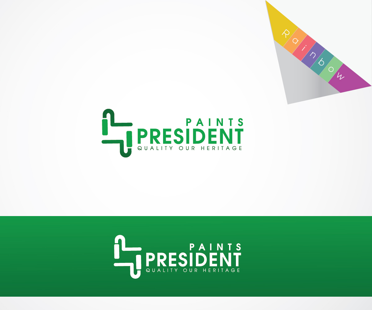 Logo Design by creativemood438 for PRESIDENT PAINTS | Design #6389507