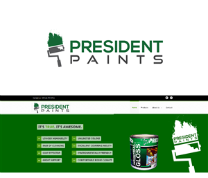 Logo Design by JuniorDesigns for PRESIDENT PAINTS | Design #6390654