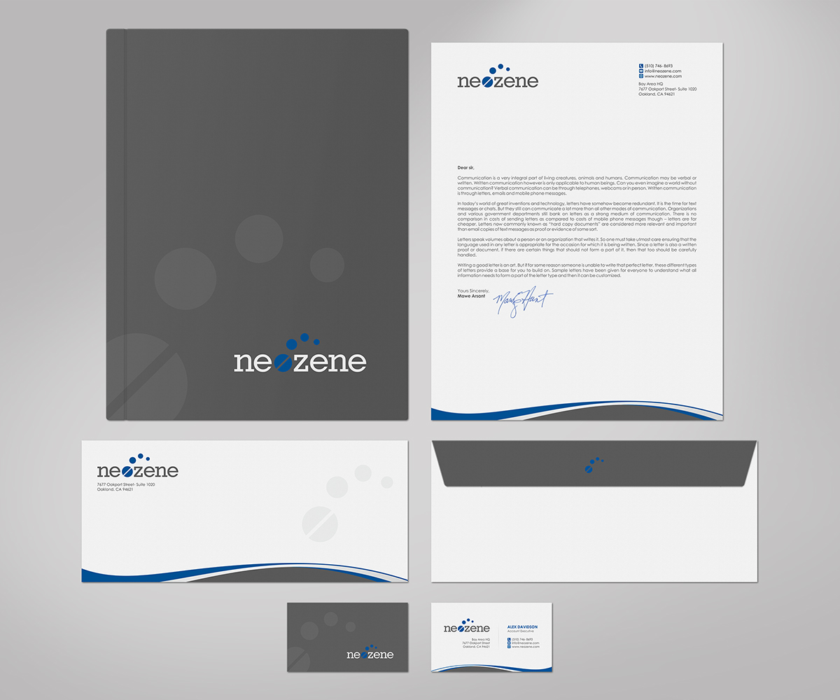 Stationery Design by logodentity for Neozene | Design #6346184