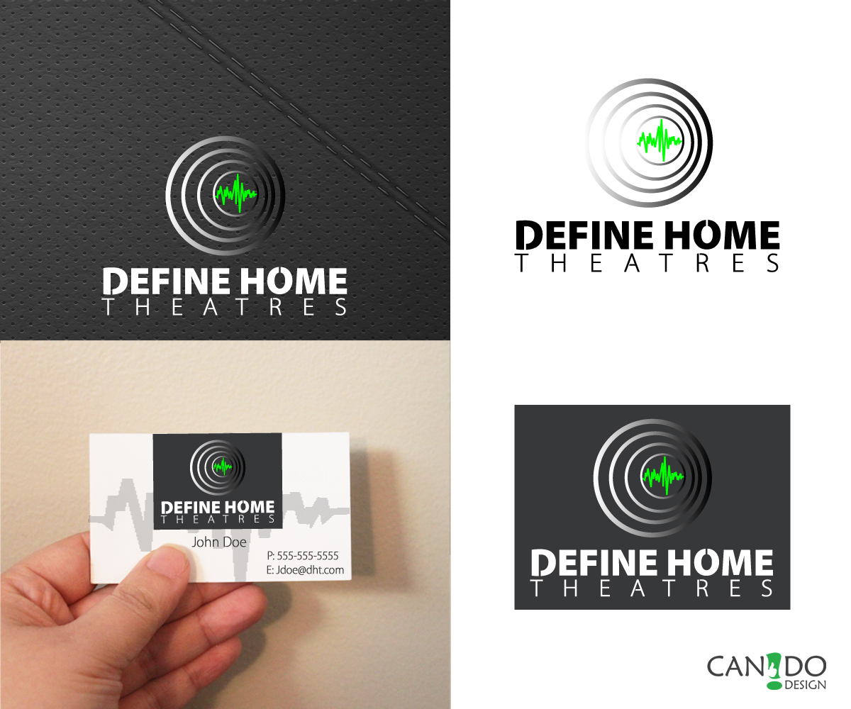 Diseño de Logo por Can Do Design para Define Home Theaters | Diseño #1686291