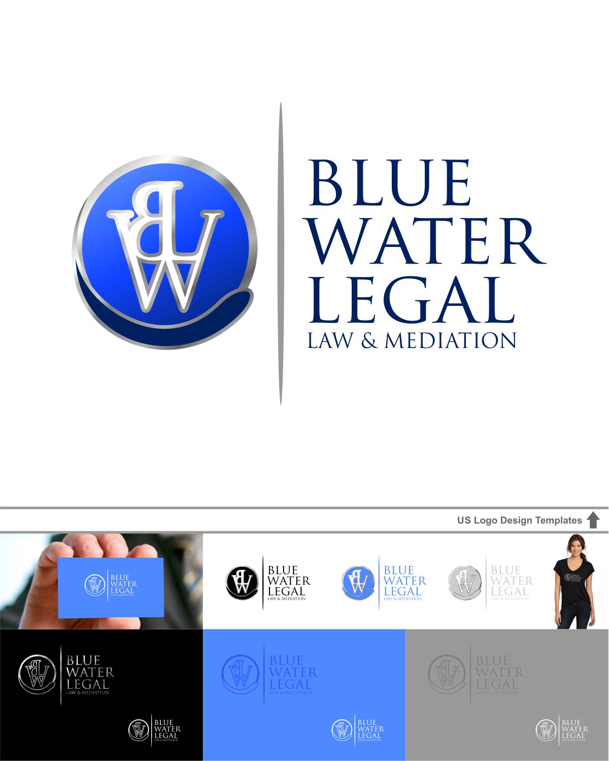 Design de Logo par DesignMX (Renan Mejia) pour Blue Water Legal | Design #6340684
