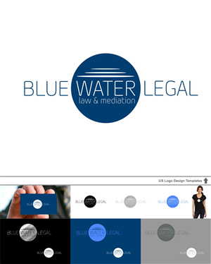 Logo Design by DesignMX (Renán Tlacaélel) for Blue Water Legal | Design #6399449