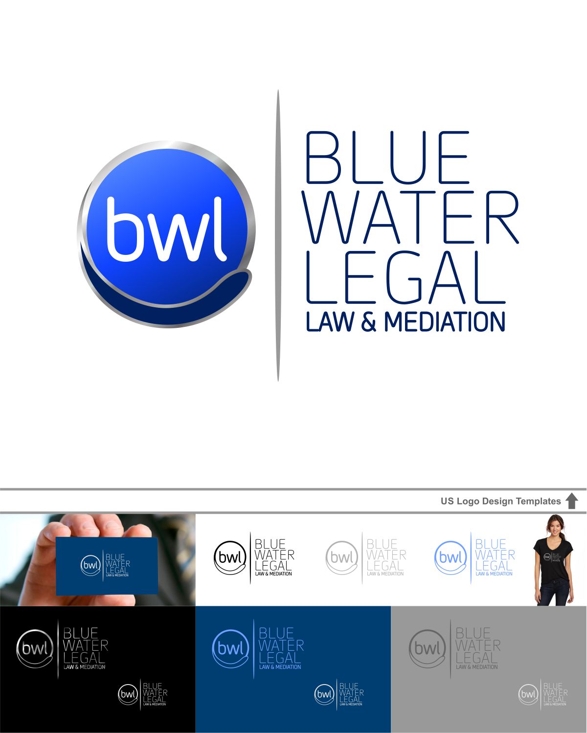 Design de Logo par DesignMX (Renan Mejia) pour Blue Water Legal | Design #6399603