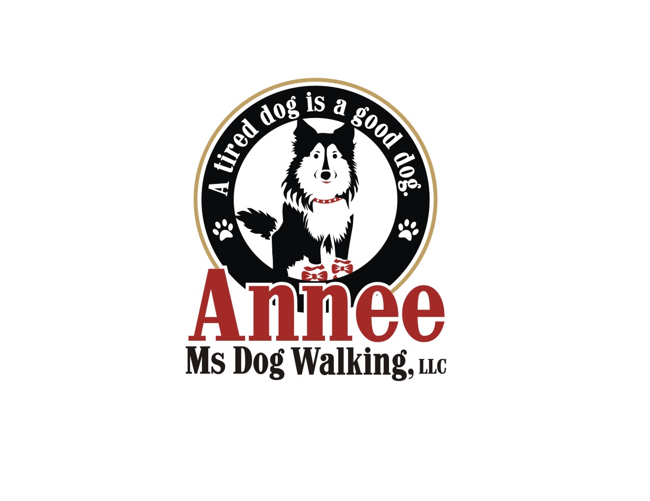 Diseño de Logo por LIZZY LO para Annee Ms Dog Walking, LLC | Diseño #6360707