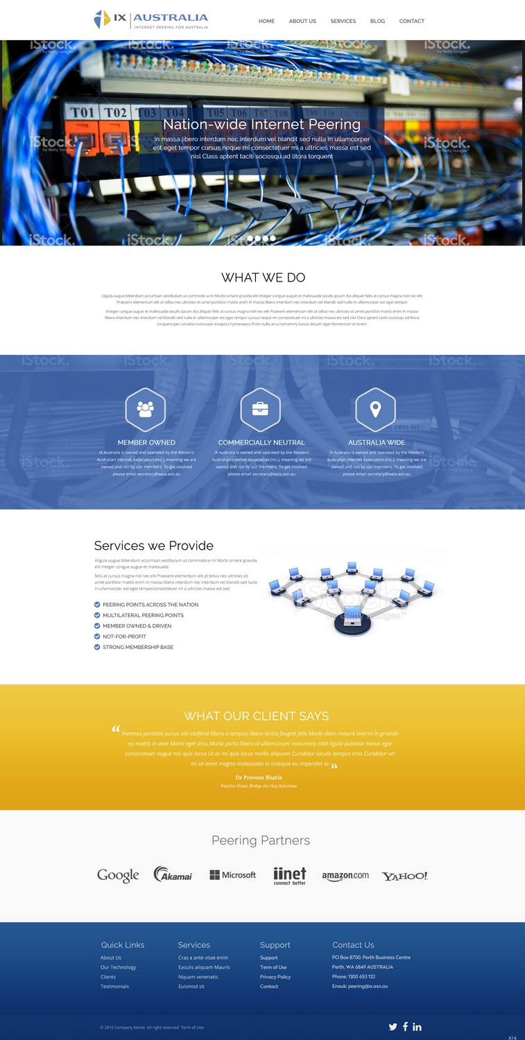 WordPress-Design von pb für Western Australian Internet Association Inc. | Design #6347498