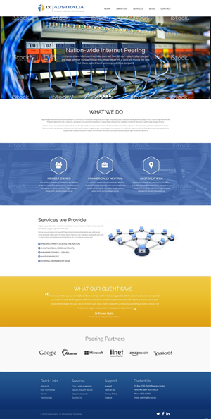 Wordpress Design by pb for Western Australian Internet Association Inc. | Design: #6347498