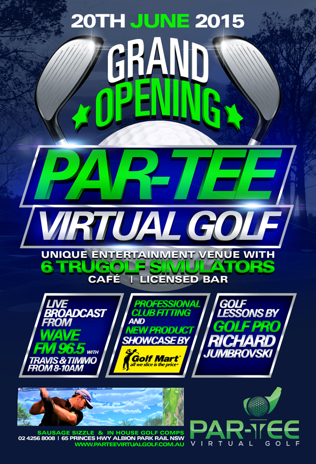 Design de Flyer par doodlebag pour Par-Tee Virtual Golf | Design #6334738