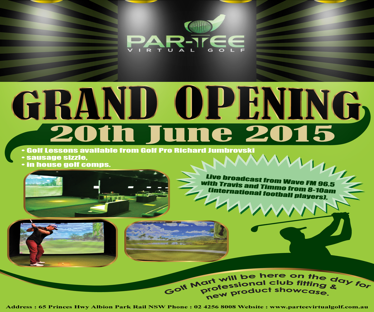 Flyer Design by Sharmini for Par-Tee Virtual Golf | Design #6333529