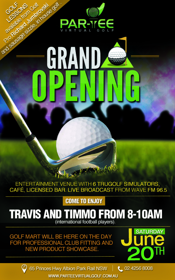 Flyer Design by lislie.claro for Par-Tee Virtual Golf | Design #6339328