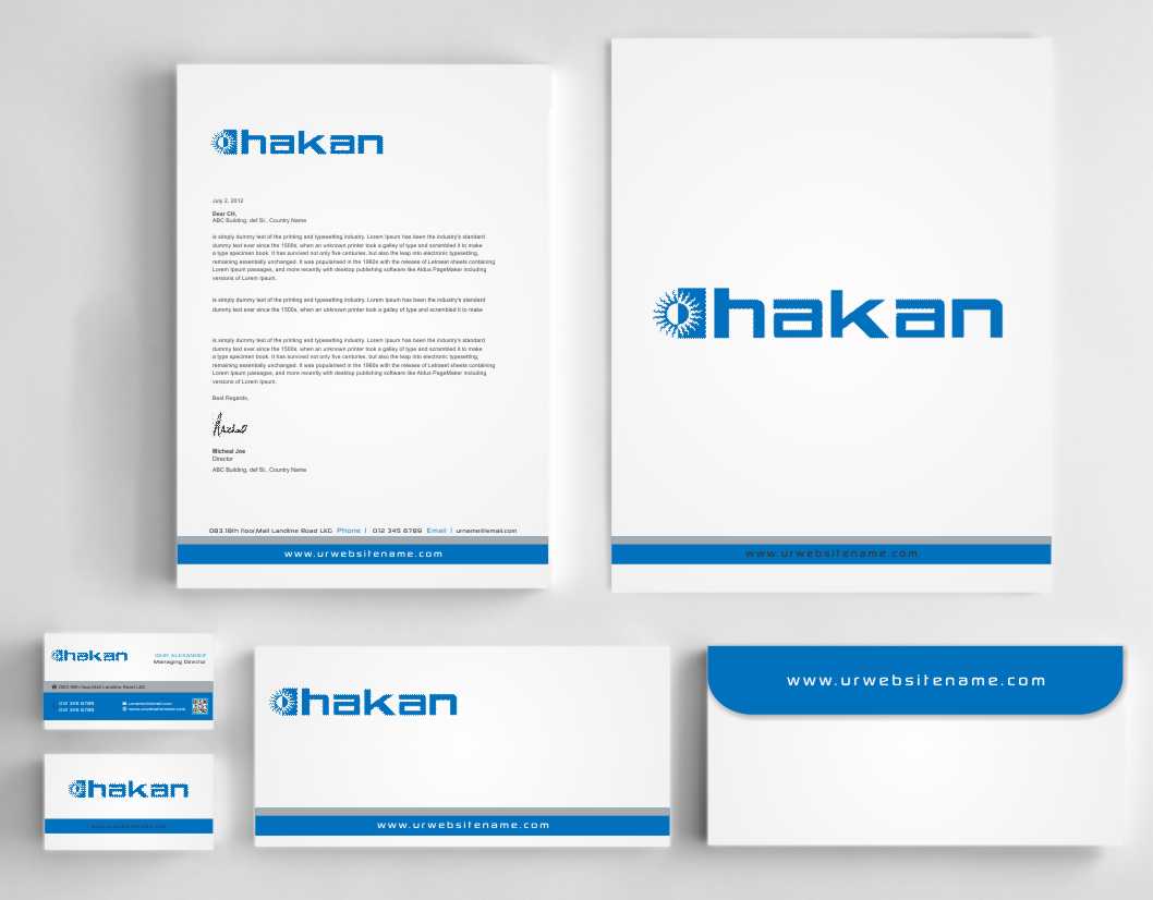 Stationery Design by AwsomeD for Hakan Agro DMCC | Design #6384028