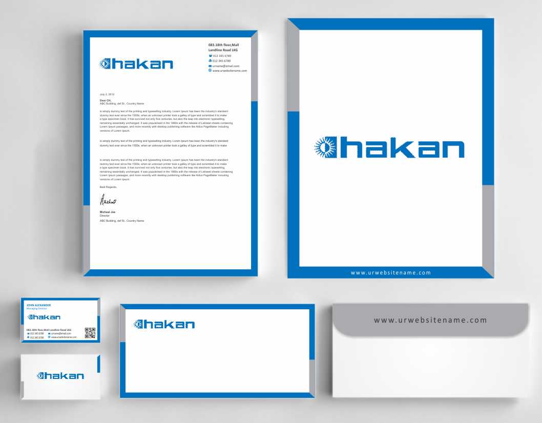 Stationery Design by AwsomeD for Hakan Agro DMCC | Design #6384038