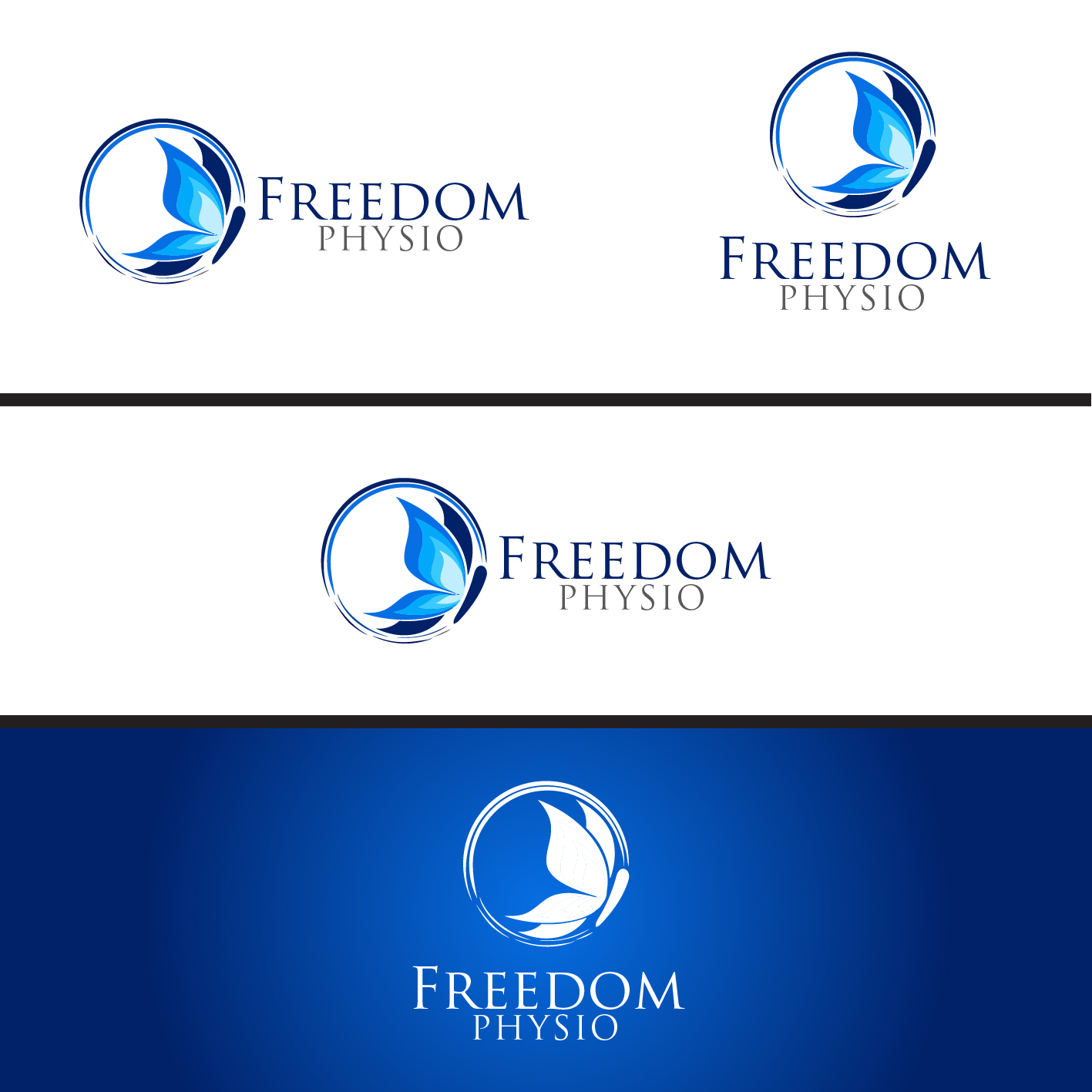 Logo Design by Sharaan Momin for Freedom Physio | Design #6346899