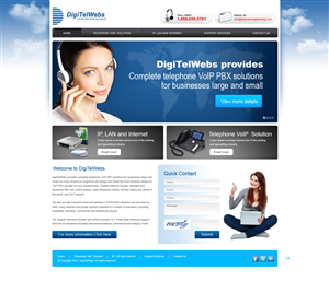 Wordpress Design Project - DigiTelWebs