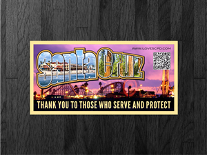 Santa Cruz Sticker Project | Design Autocollant par Atvento Graphics