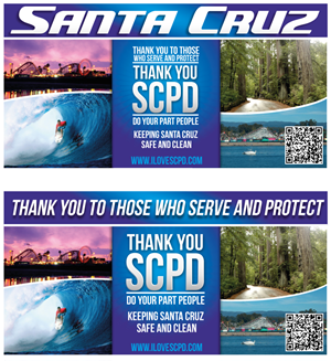 Santa Cruz Sticker Project | Design Autocollant par JCR