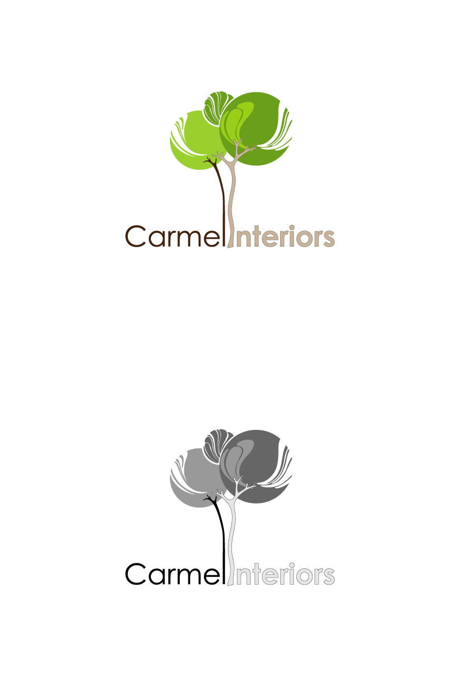 Logo Design by mosu for CarmelInteriors | Design #6423331