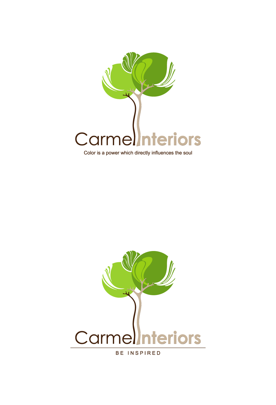Logo Design by mosu for CarmelInteriors | Design #6423500