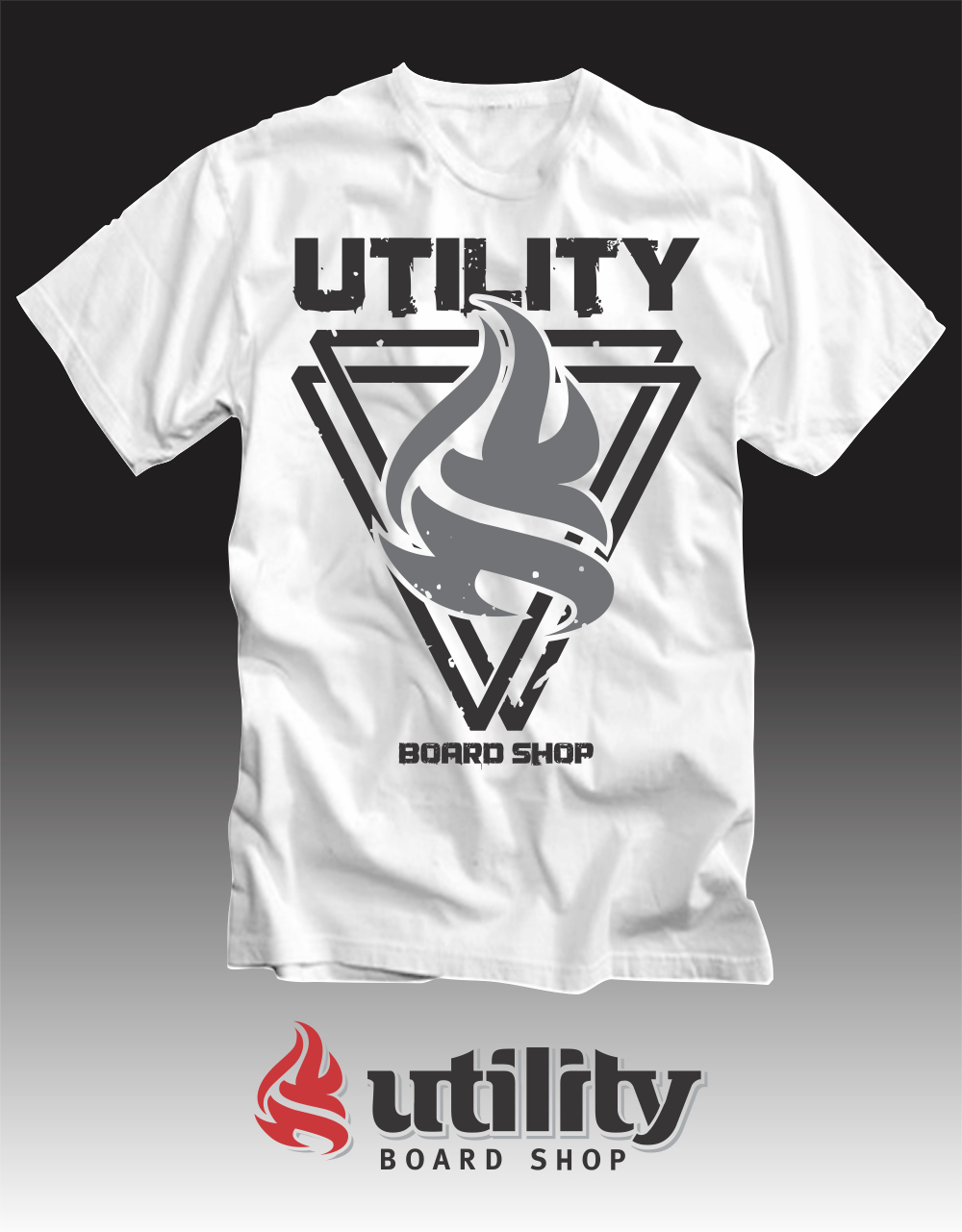 T-shirt Design by dimbru99 for Utility Board Shop | Design #1697707